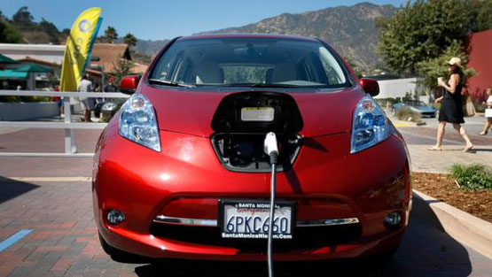 electric car recharging station